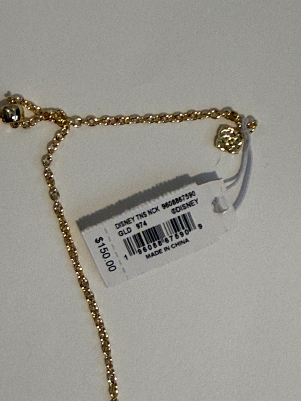 NWT** Disney x Kendra Scott Gold Multicolor Crystal Necklace - Picture 4 of 4